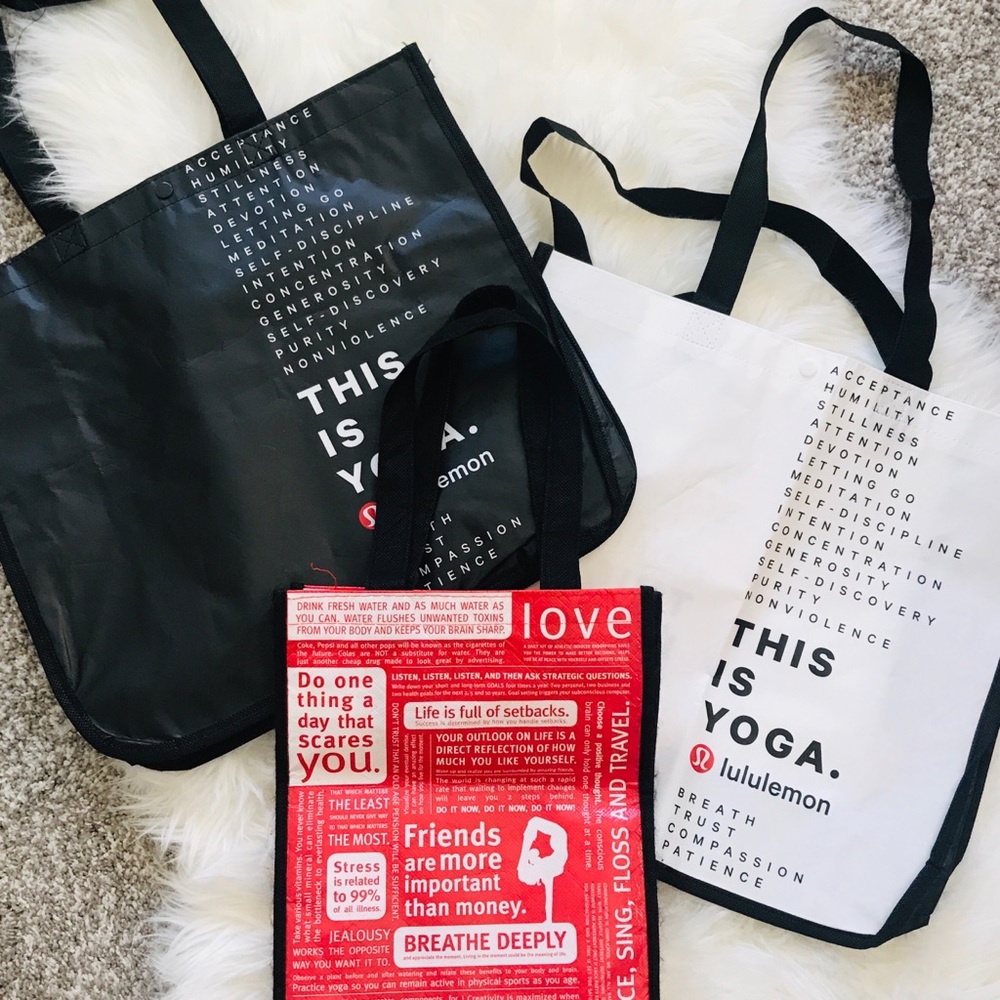 Lululemon | Snap Closure Lululemon Totes